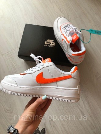 Кроссовки женские белые Nike Air Force Shadow 
Женские кроссовки Найк Аир Форс Ш. . фото 5