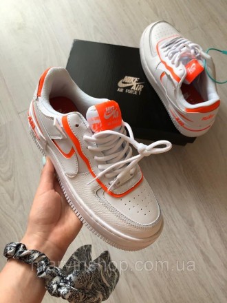 Кроссовки женские белые Nike Air Force Shadow 
Женские кроссовки Найк Аир Форс Ш. . фото 7