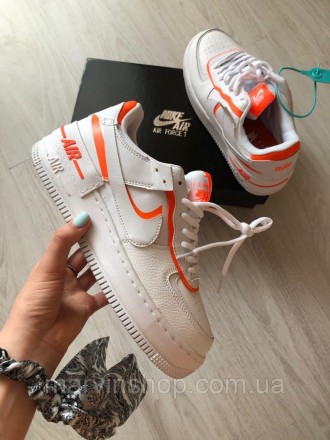 Кроссовки женские белые Nike Air Force Shadow 
Женские кроссовки Найк Аир Форс Ш. . фото 3