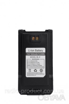 Аккумуляторная батарея Li-Ion 1800 mAh, подходит для рации AGENT AR-S78 
Комплек. . фото 1