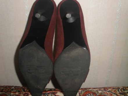 Женские туфли – размер 36, цвет – бордовый, высота шпильки – 6. . фото 6