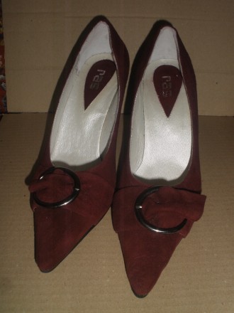 Женские туфли – размер 36, цвет – бордовый, высота шпильки – 6. . фото 2