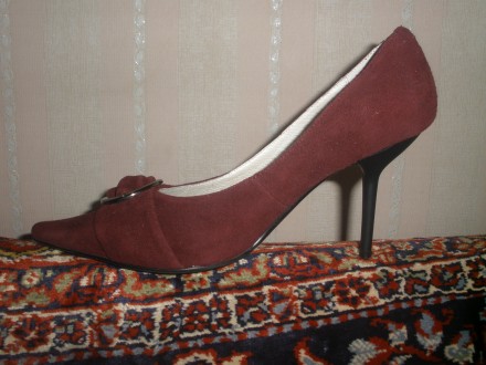 Женские туфли – размер 36, цвет – бордовый, высота шпильки – 6. . фото 8