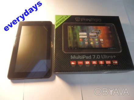 
Планшет Prestigio MultiPad 7.0 Ultra PMP3670B #762
( НЕ ВКЛЮЧАЕТСЯ. НЕ ЗАРЯЖАЕТ. . фото 1