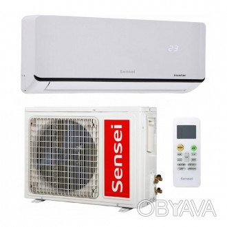 Сплит-система Sensei AQUILON Inverter SAC-18MBW/I устанавливается на стену и пре. . фото 1