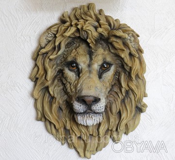 Невероятно реалистичная настенная скульптура "Глава льва" станет оригинальным и . . фото 1