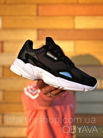 Кроссовки женские черные Adidas Falcon 
Представляем вам женские кроссовки Адида. . фото 1