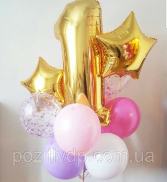 Доставка воздушных шаров наполненных гелием, композиции из шаров и оформление пр. . фото 3