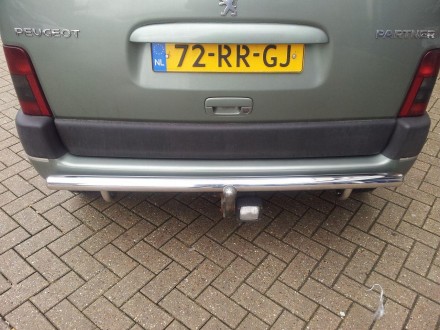 Дуга прямая на Peugeot Partner 1996-2008 (60 диаметр). Київ. фото 1 Дуга прямая на Peugeot Partner 1996-2008 (60 диаметр). Київ. фото 1