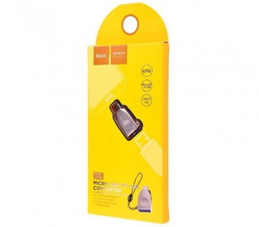 Перехідник Micro USB OTG HOCO UA10. Київ. фото 1 Перехідник Micro USB OTG HOCO UA10. Київ. фото 1