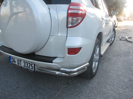 Уголки двойные на Toyota RAV 4 TAMSAN нержавейка. Київ. фото 1 Уголки двойные на Toyota RAV 4 TAMSAN нержавейка. Київ. фото 1