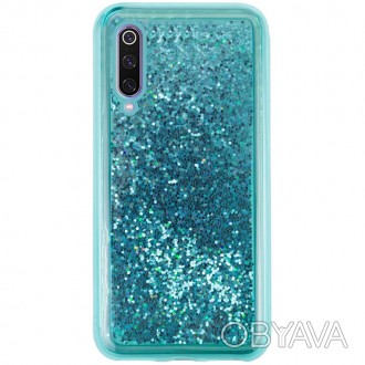 TPU+PC чехол Sparkle (glitter) для Xiaomi Mi 9 (Фиолетовый). . фото 1