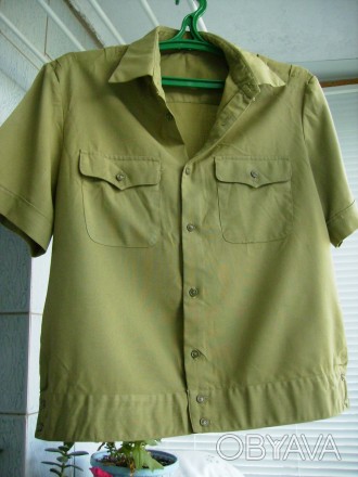 Продаётся Рубаха офицера Советской Армии летняя с коротким рукавом, сделано в СС. . фото 1