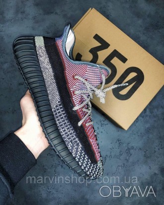 Кроссовки мужские черные рефлективные Yeezy Boost 350 v2 Holiday
Черные мужские . . фото 1