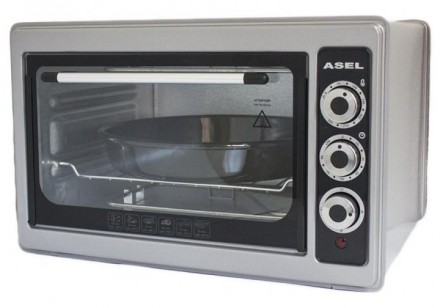 Электрическая печь духовка Asel AF-0023 серая. Київ. фото 1 Электрическая печь духовка Asel AF-0023 серая. Київ. фото 1