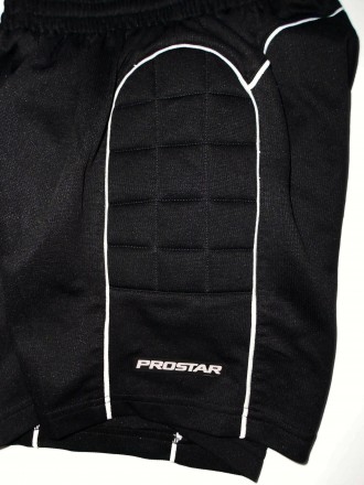 Черные трикотажные спортивные шорты Prostar с защитной прокладкой по бокам.  Mad. . фото 6