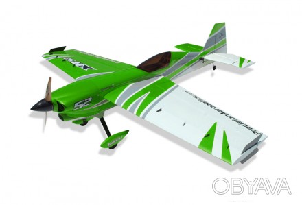 
 Самолёт радиоуправляемый Precision Aerobatics XR-52 1321мм KIT (зеленый)В комп. . фото 1
