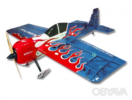 
 Самолёт радиоуправляемый Precision Aerobatics Addiction X 1270мм KIT (синий)В . . фото 1
