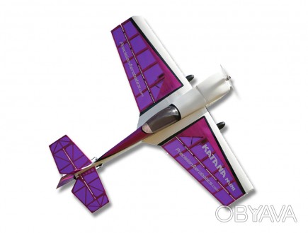 
 Самолёт радиоуправляемый Precision Aerobatics Katana Mini 1020мм KIT (фиолетов. . фото 1
