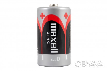 
 Теперь батарейки D Maxell R20 в блистере 1шт (2шт в уп.) можно купить в Украин. . фото 1