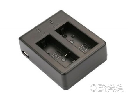 
 Зарядное устройство SJCam на два аккумулятора для камер SJ4000, SJ5000, M10
Ос. . фото 1