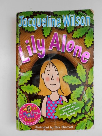 Книга на английском Lily Alone  Jacqueline Wilson  Лили сама по себе. Жаклин Уил. . фото 2