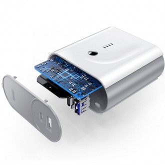 СЗУ + Power Bank Joyroom D-T189 (USB/Type-C) 5000 mAh (Белый). . фото 4