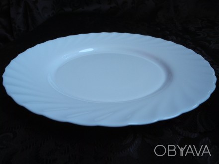 Тарелка мелкая "Аrcoroc" диаметром 25 см для подачи вторых блюд.

Белое стекло. . фото 1