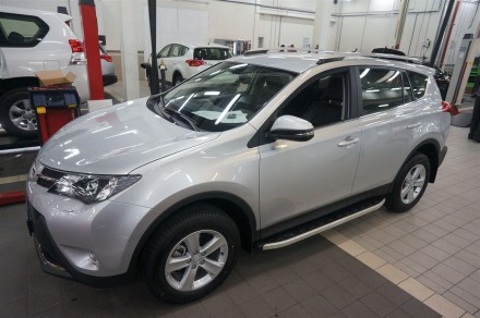 Пороги на Toyota RAV 4 TAMSAN алюм. Элегант (боковина матовая). Київ. фото 1 Пороги на Toyota RAV 4 TAMSAN алюм. Элегант (боковина матовая). Київ. фото 1