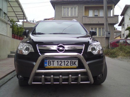 Кенгурятник низкий с грилем на Opel Antara TAMSAN (с надписью). Київ. фото 1 Кенгурятник низкий с грилем на Opel Antara TAMSAN (с надписью). Київ. фото 1