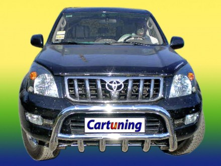 Кенгурятник низкий с грилем на Toyota Land Cruiser 120 Prado ( Toyota LC 120 Pra. Київ. фото 1 Кенгурятник низкий с грилем на Toyota Land Cruiser 120 Prado ( Toyota LC 120 Pra. Київ. фото 1