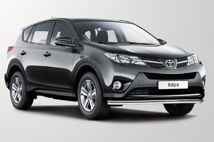 Труба одинарная на Toyota RAV 4 нерж. (70 диаметр). Київ. фото 1 Труба одинарная на Toyota RAV 4 нерж. (70 диаметр). Київ. фото 1