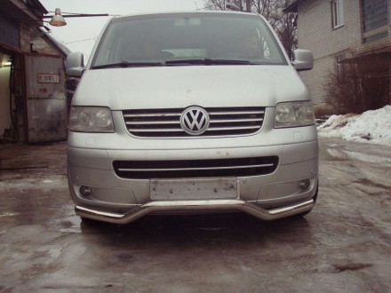 Труба одинарная (изогнутая) на Volkswagen Transporter T5 (60 диаметр). Київ. фото 1 Труба одинарная (изогнутая) на Volkswagen Transporter T5 (60 диаметр). Київ. фото 1