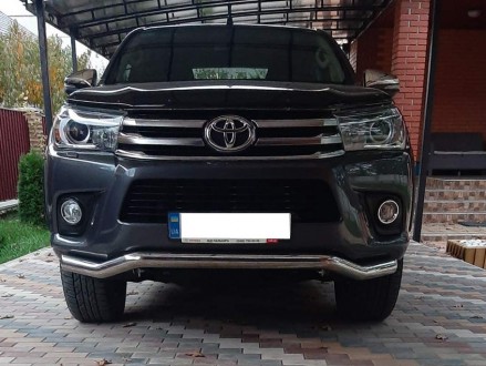 Труба одинарная изогнутая на Toyota Hilux (70 диаметр). Київ. фото 1 Труба одинарная изогнутая на Toyota Hilux (70 диаметр). Київ. фото 1