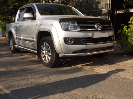 Труба одинарная на Volkswagen Amarok (60 мм). Київ. фото 1 Труба одинарная на Volkswagen Amarok (60 мм). Київ. фото 1
