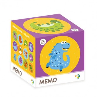 Настольная игра Мемо Динозавры 7*7*7см 300142 DoDo. Харьков. фото 1 Настольная игра Мемо Динозавры 7*7*7см 300142 DoDo. Харьков. фото 1