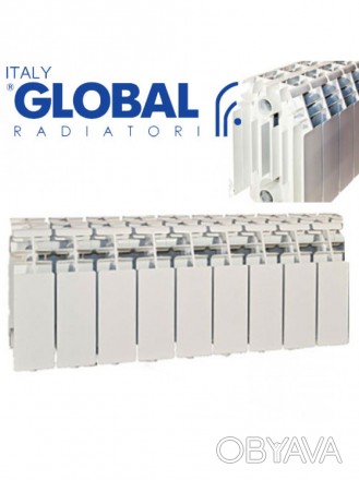 Алюминиевые радиаторы Global GL 200/180 высотой 290 мм.
Из всей гаммы алюминиевы. . фото 1