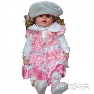 Кукла интерактивная
Осталась кучерявая кукла!!!
 Модель:1305A-2459 Размер: 56*27. . фото 1