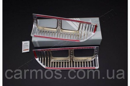 Накладки на стопы Рено Трафик 2015+... (Trafic), ABS, 2шт. Киев. фото 1