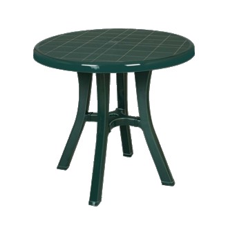 Стол круглый Irak Plastik Royal 80 см зеленый. Киев. фото 1