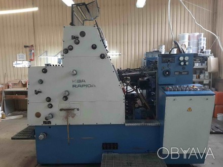 Скоростная офсетная печатная машина KBA Rapida 72K.
Одна из самых быстрых машин. . фото 1
