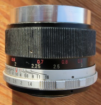 Mamiya Sekor 55mm f/1.4 Auto - нормальный, светосильный объектив для фотоаппарат. . фото 3