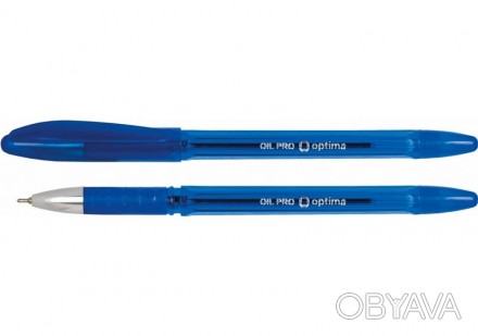 Ручка масляна OPTIMA OIL PRO 0,5 мм синя корпус синій O15616-02
 
Характеристики. . фото 1