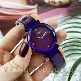 Женские часы наручные фиолетовые классические Skmei 9180 Violet
Модные женские ч. . фото 1