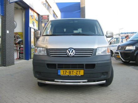 Труба двойная на Volkswagen Transporter T5 (60 диаметр). Київ. фото 1 Труба двойная на Volkswagen Transporter T5 (60 диаметр). Київ. фото 1