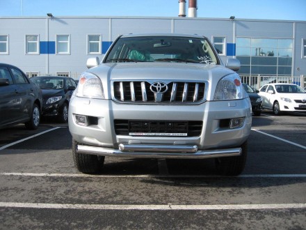 Труба двойная на Toyota Land Cruiser 120 Prado ( Toyota LC 120 Prado) (70 диамет. Київ. фото 1 Труба двойная на Toyota Land Cruiser 120 Prado ( Toyota LC 120 Prado) (70 диамет. Київ. фото 1