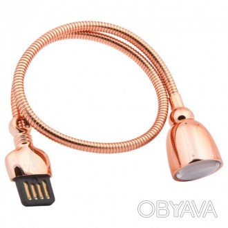 
Лампа на USB кабеле LED Remax RT-E602 розовое золото
USB-лампа Remax RT-E602 сп. . фото 1