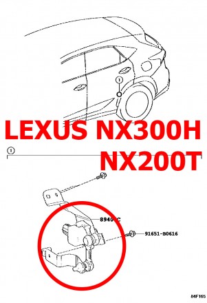 Тяга датчика положення кузова задня Lexus ES350/300H (2012-2018) 89407-33050 THK. . фото 8