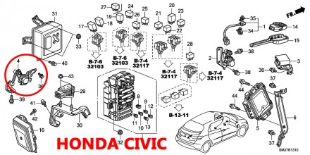 Тяга датчика положення кузова передня HONDA CR-V (3) (2006-2012) RE 06136-SWA-R0. . фото 6