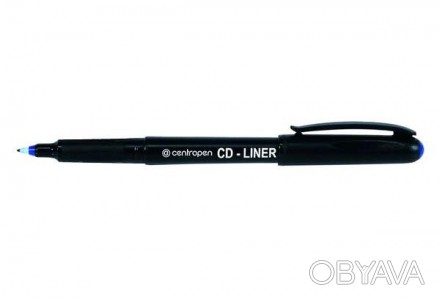 Маркер CENTROPEN СD-Liner 0.6mm чорний 4616/01
 
Маркер для написів по неробочій. . фото 1